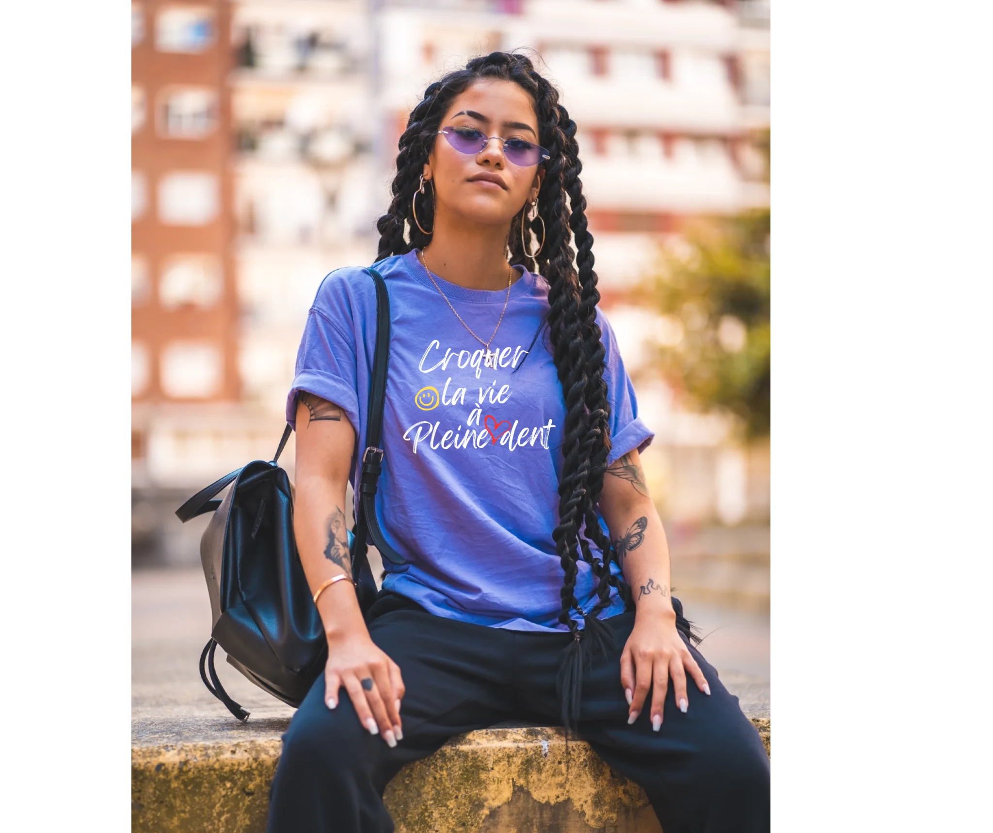 Black and Blue Minimalist T-Shirt Mockup Facebook Post