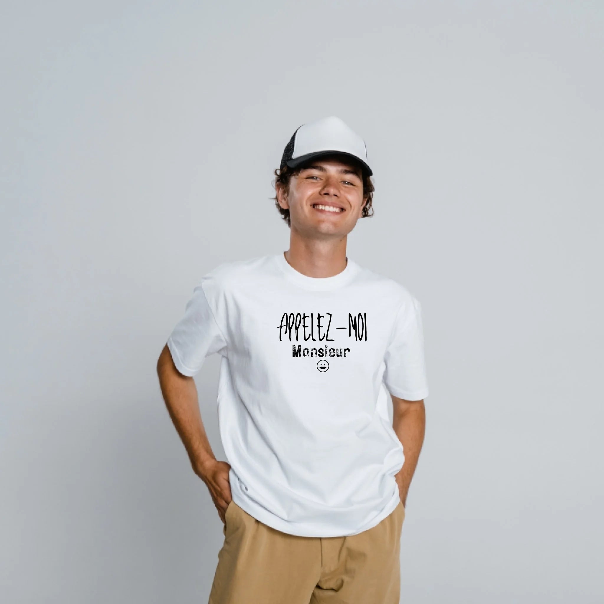 "Appelez-moi" impression poitrine