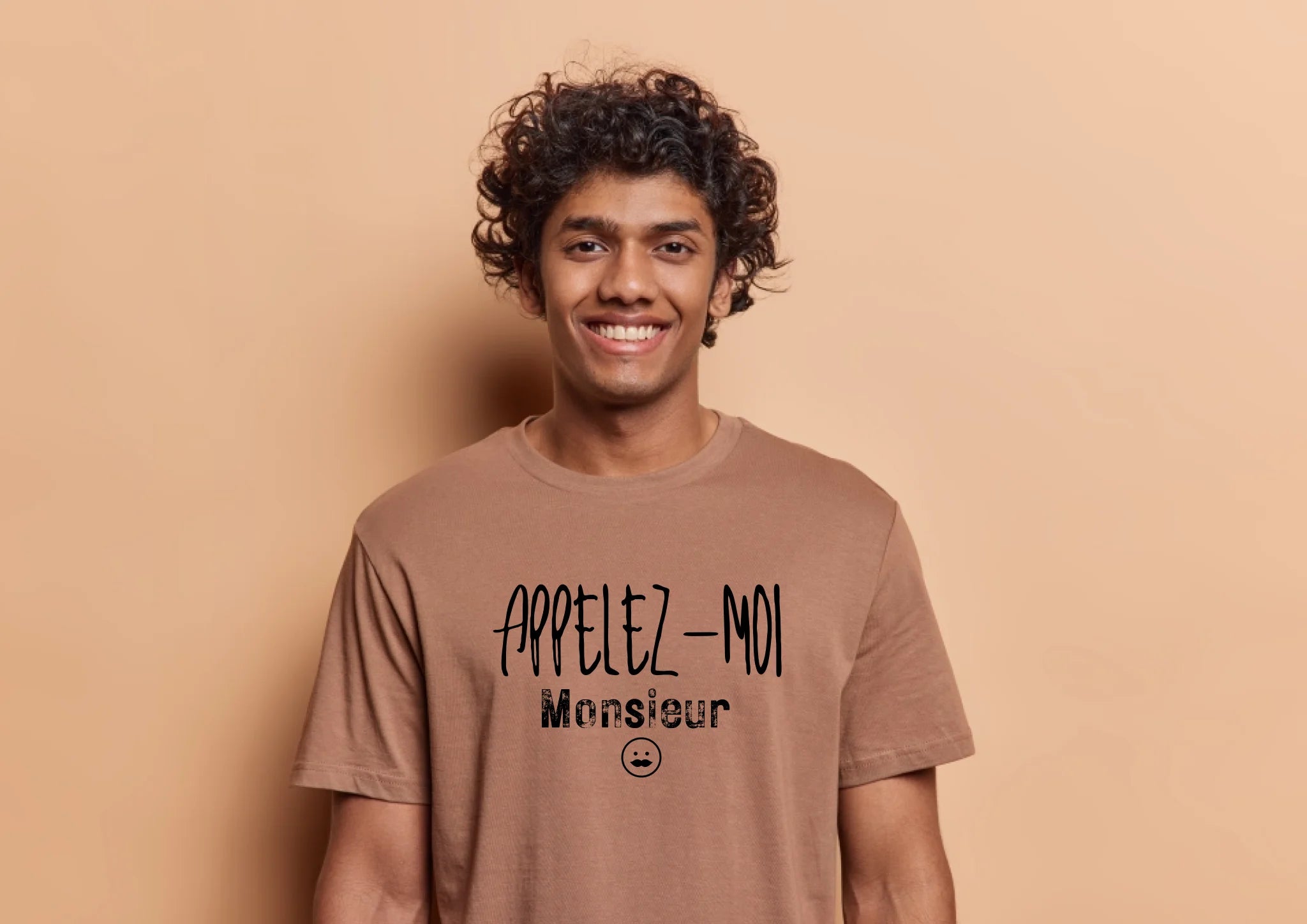 "Appelez-moi" impression poitrine