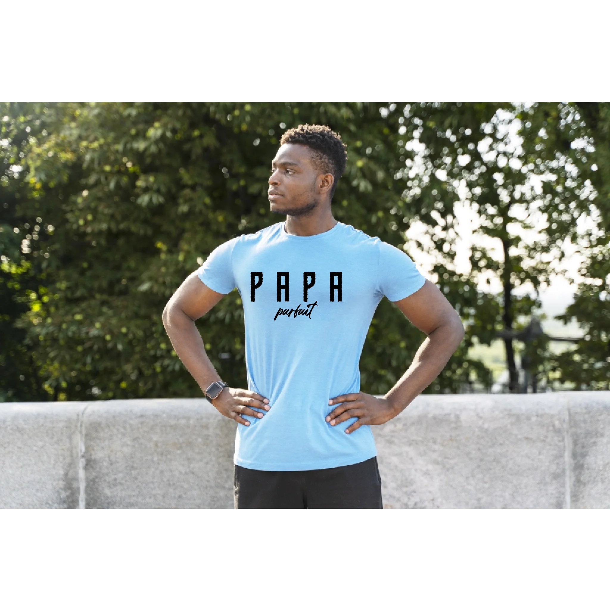 "Papa parfait" impression poitrine