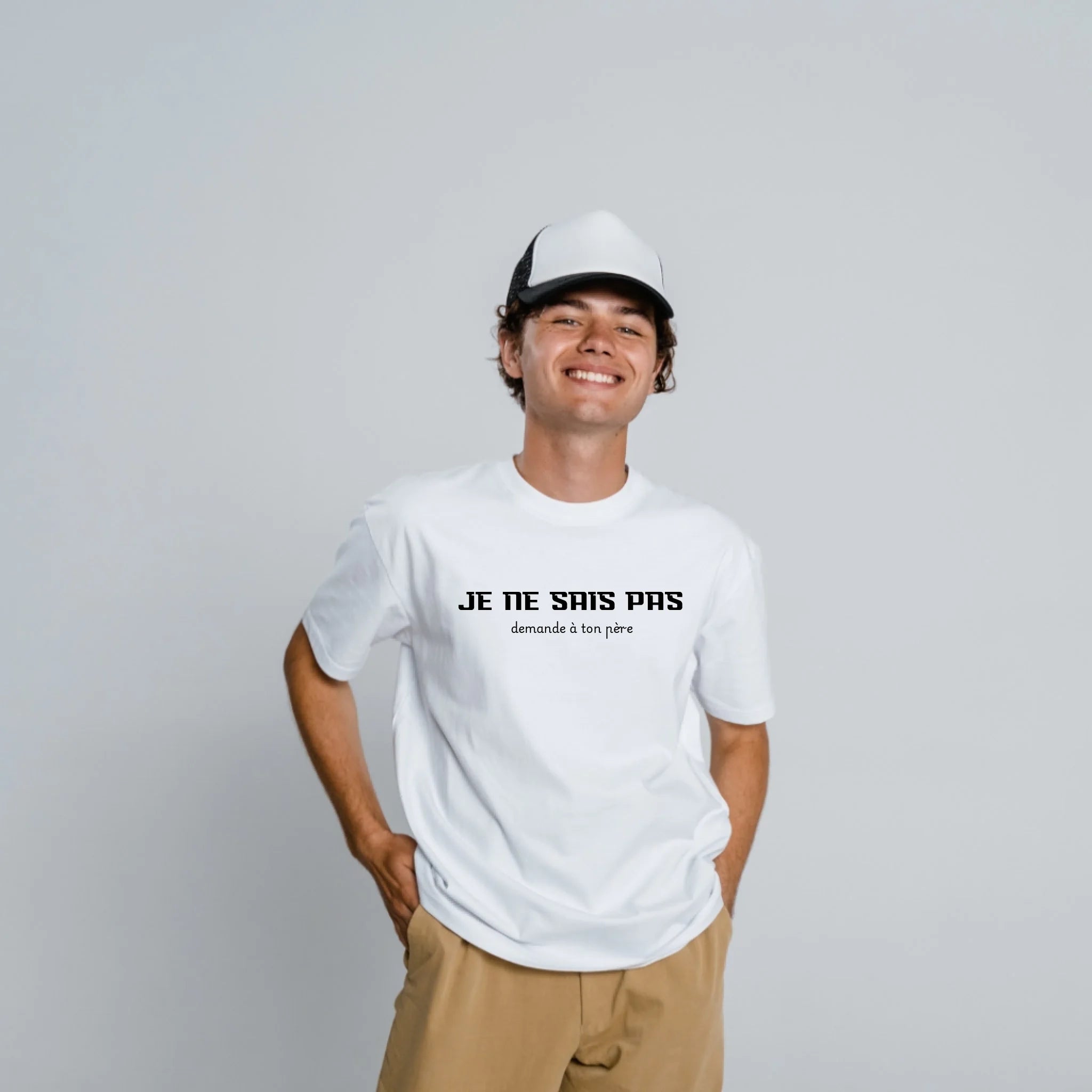 "Je ne sais pas" impression poitrine