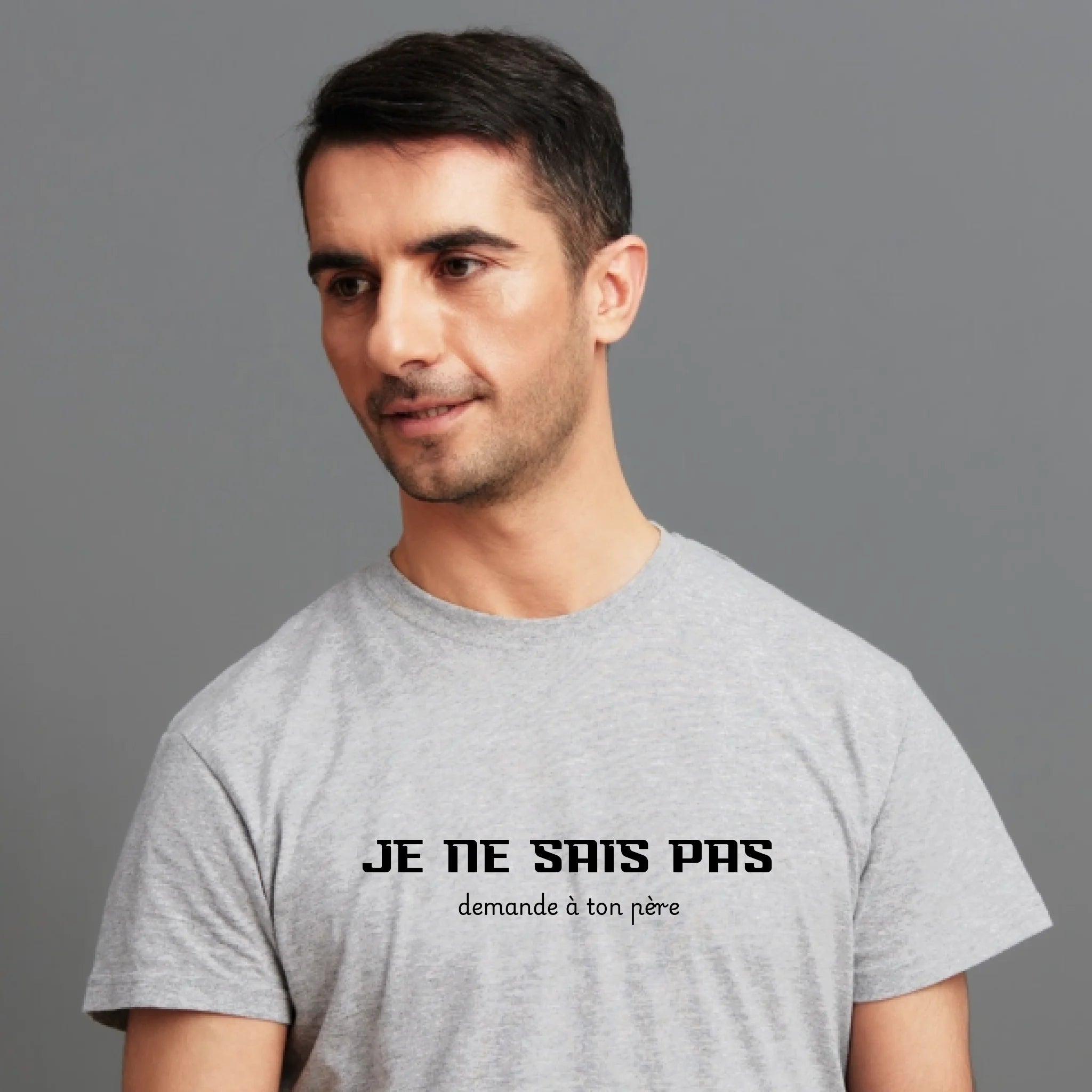 "Je ne sais pas" impression poitrine