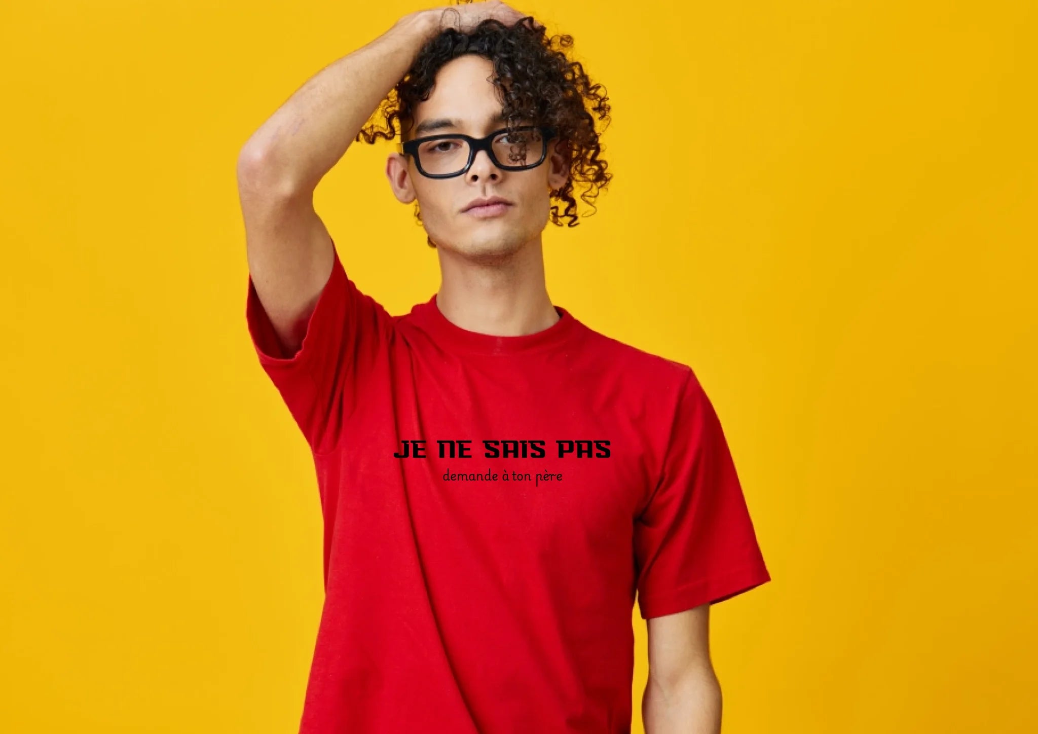 "Je ne sais pas" impression poitrine