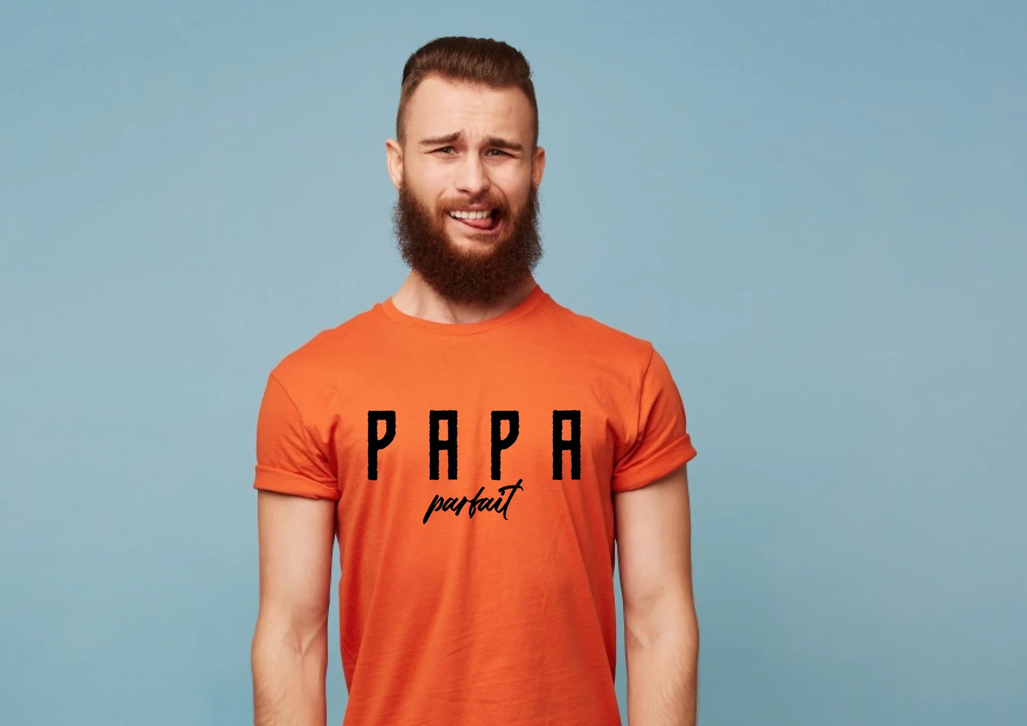 "Papa parfait" impression poitrine