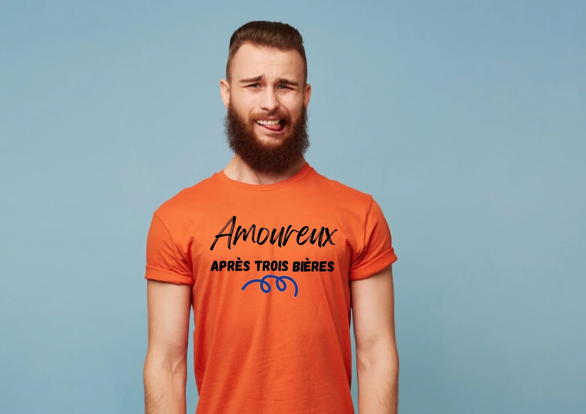 "Amoureux" impression poitrine