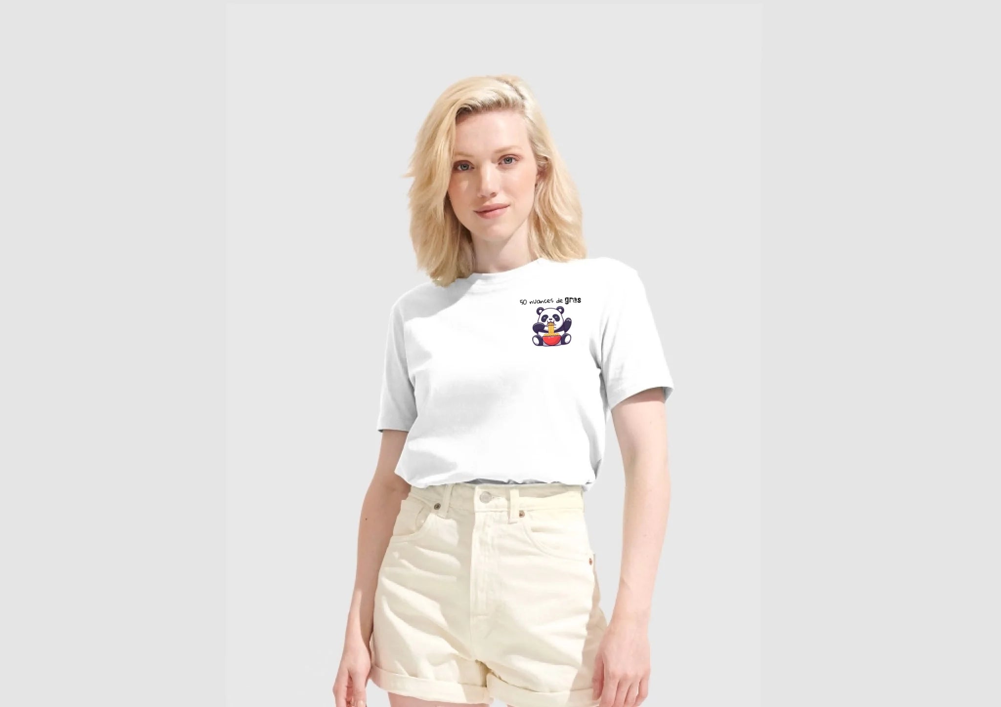 "50 nuances" broderie - T-shirt | Femme