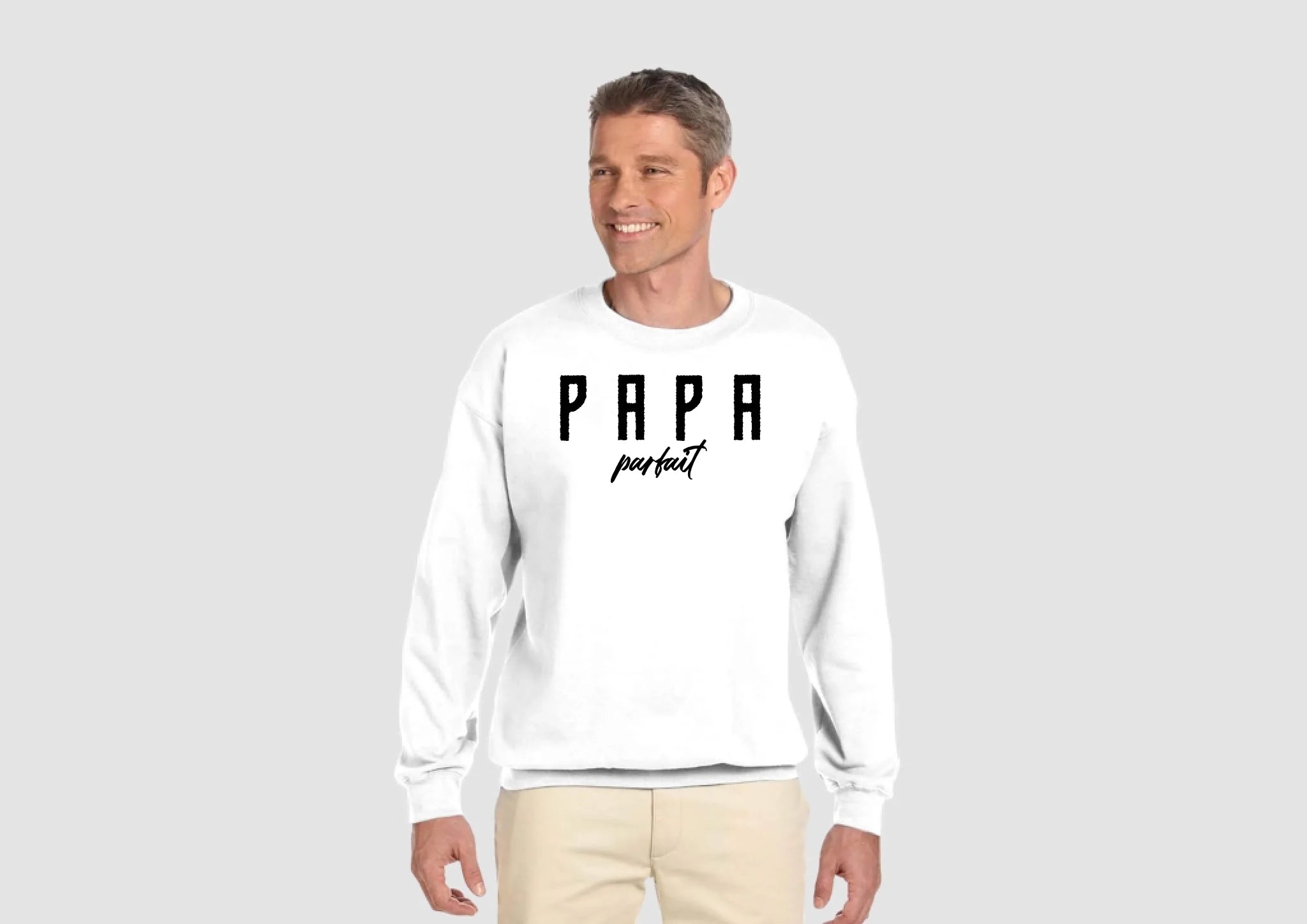 "Papa parfait" 	Sweatshirt