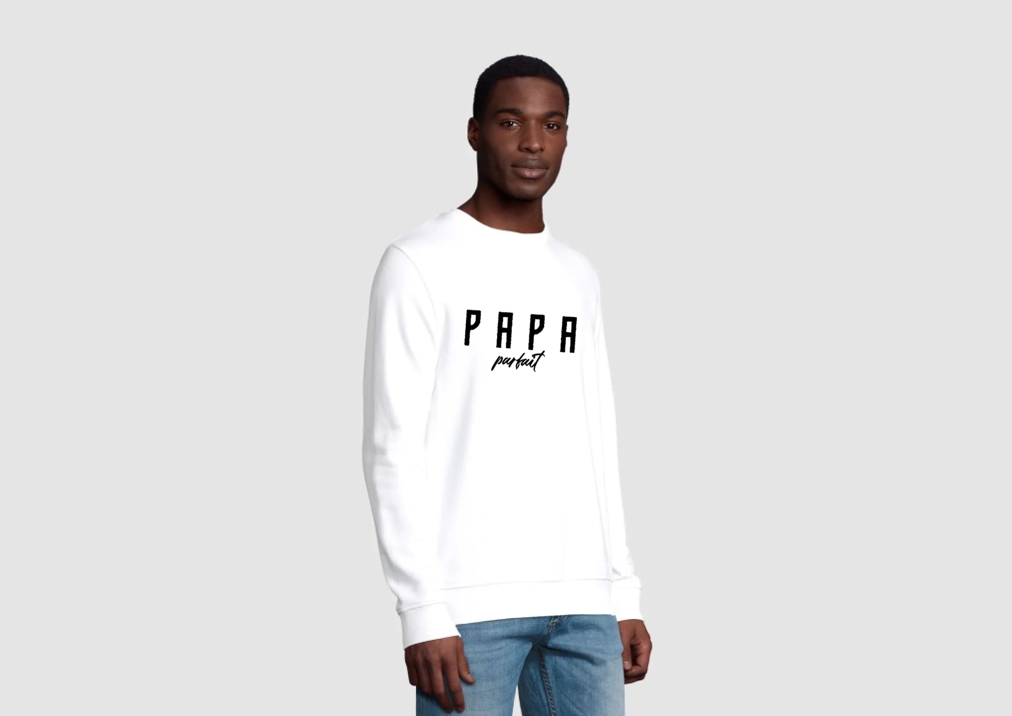 "Papa parfait" 	Sweatshirt