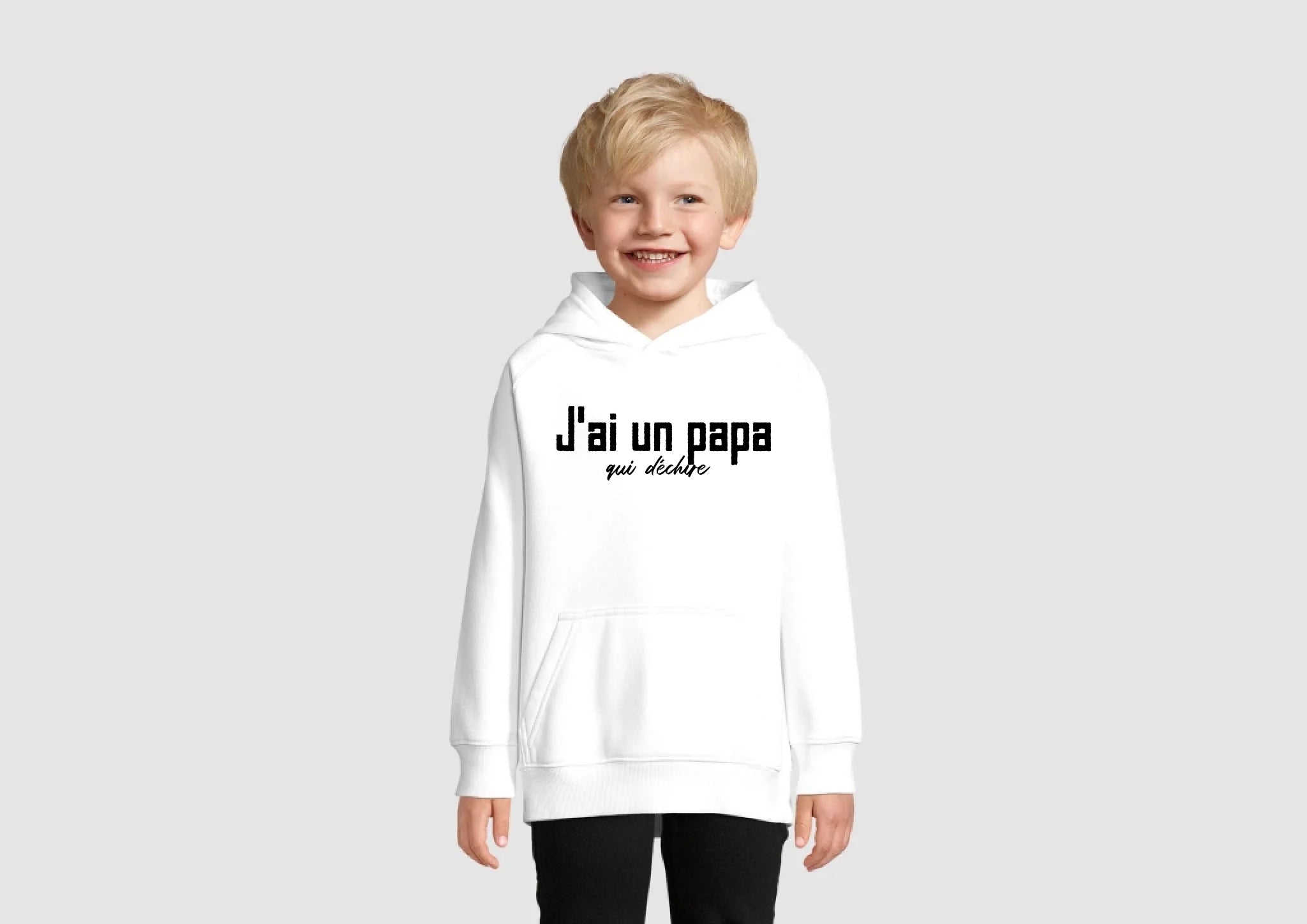 "J'ai un papa" Hoodie - enfant